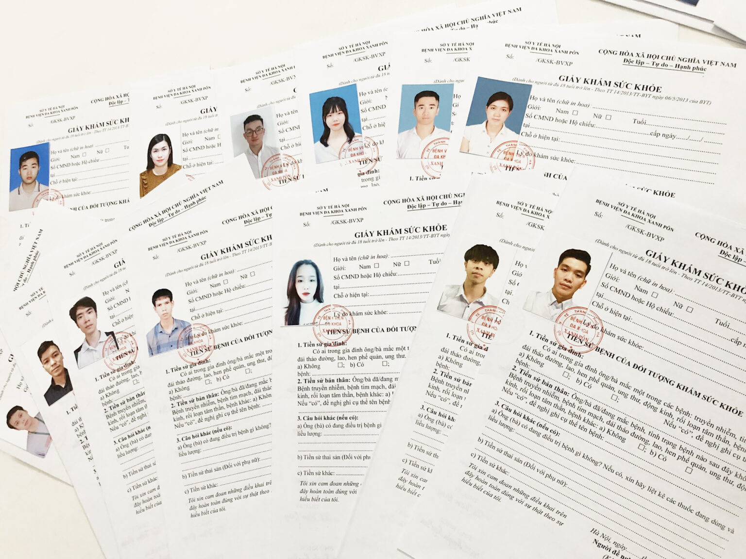 Dịch vụ giấy khám sức khỏe