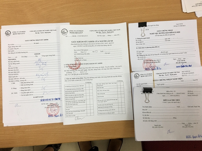 mẫu giấy khám sức khỏe đi làm