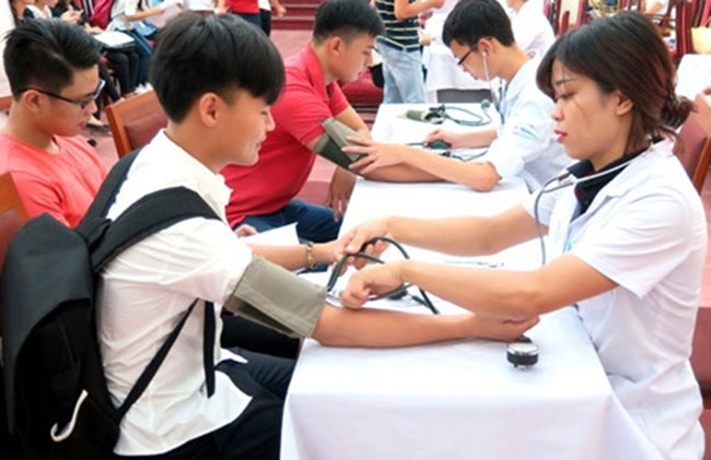 Giấy khám sức khỏe đi học