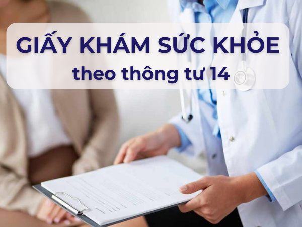Giấy khám sức khỏe thông tư 14