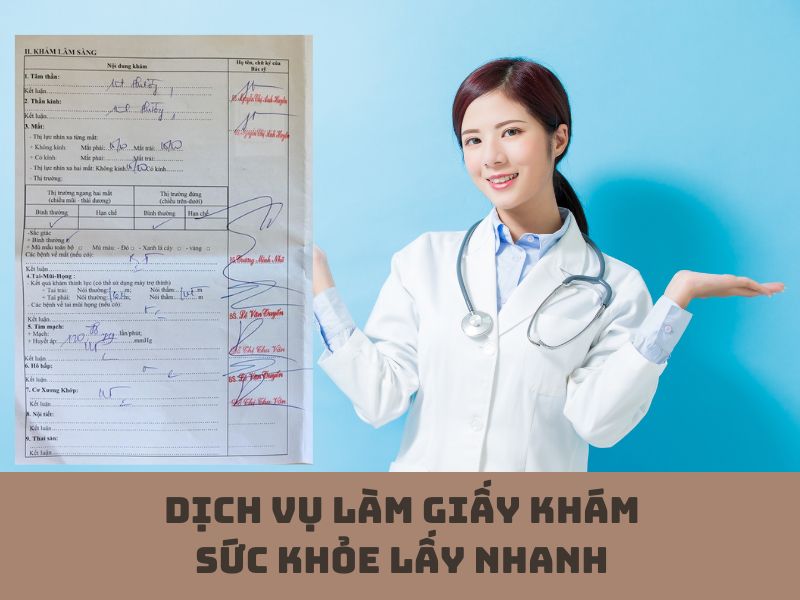 Bật mí cách làm giấy khám sức khỏe xin việc nhanh nhất