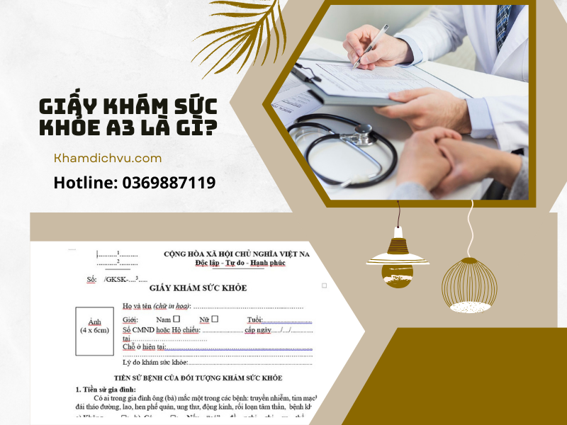 Hiểu từ A đến Z về giấy khám sức khỏe A3