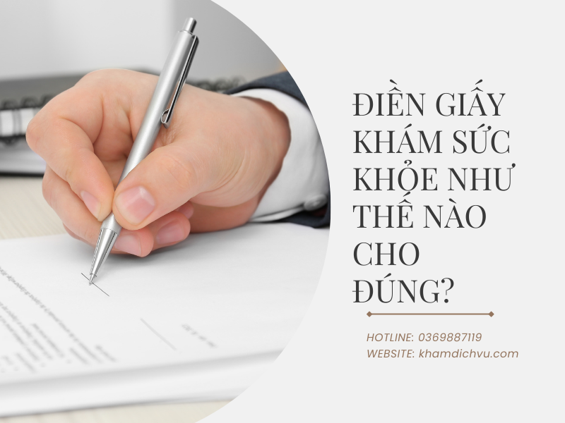 Làm giấy khám sức khỏe xin việc: Quy trình và cách điền mẫu giấy