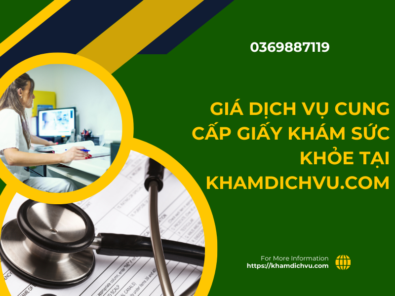Cung cấp giấy khám sức khỏe chất lượng, giá rẻ và uy tín