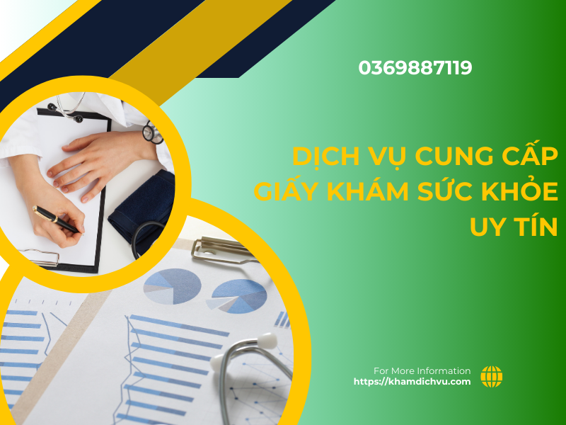 Cung cấp giấy khám sức khỏe chất lượng, giá rẻ và uy tín