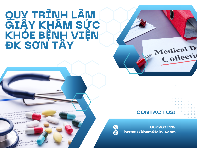 3 điều cần biết khi làm giấy khám sức khỏe bệnh viện ĐK Sơn Tây