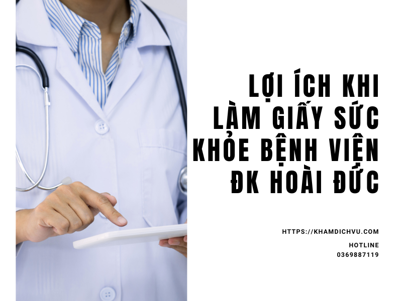 Dịch vụ giấy khám sức khỏe bệnh viện ĐK Hoài Đức