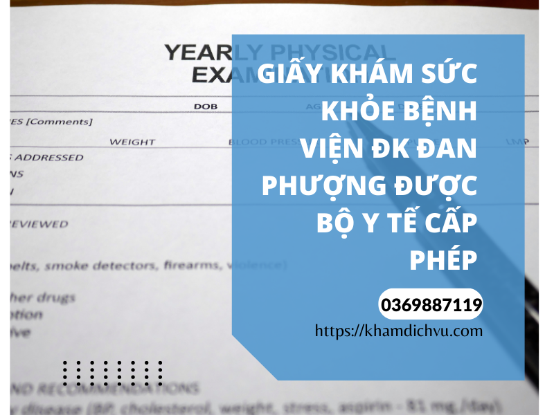 Có nên làm giấy khám sức khỏe bệnh viện ĐK Đan Phượng không?
