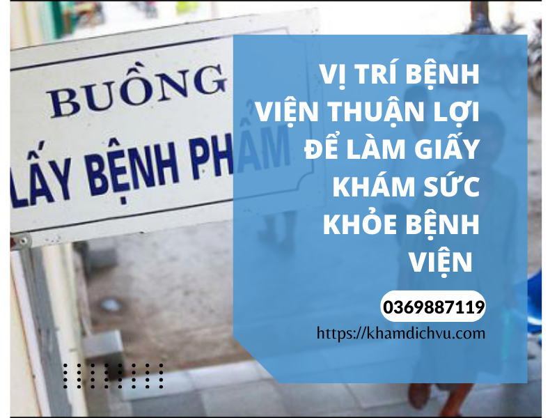 Có nên làm giấy khám sức khỏe bệnh viện ĐK Đan Phượng không?
