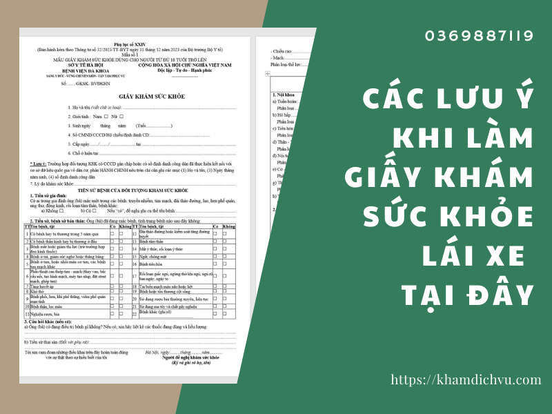 Làm giấy khám sức khỏe bệnh viện ĐK Mê Linh cho lái xe