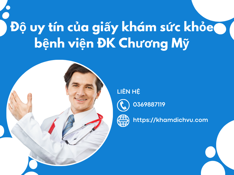 Dịch vụ làm giấy khám sức khỏe bệnh viện ĐK Chương Mỹ