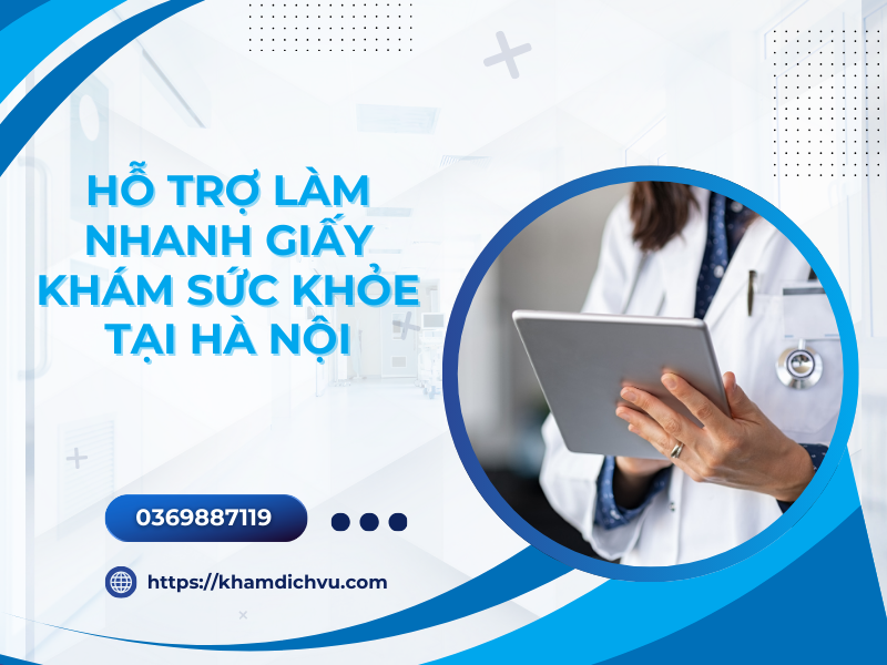 Dịch vụ làm giấy khám sức khỏe bệnh viện ĐK Vân Đình