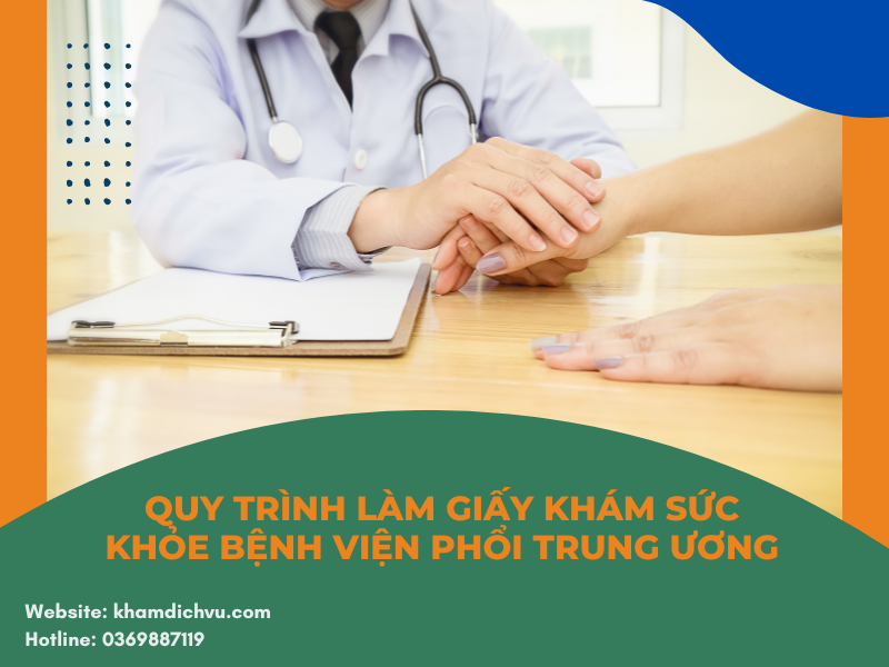 Giấy khám sức khỏe bệnh viện Phổi Trung ương: Dịch vụ tin cậy
