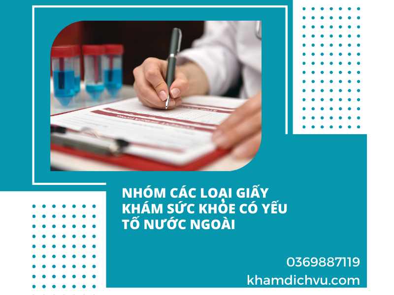 Giấy khám sức khỏe bệnh viện Việt Pháp có yếu tố nước ngoài
