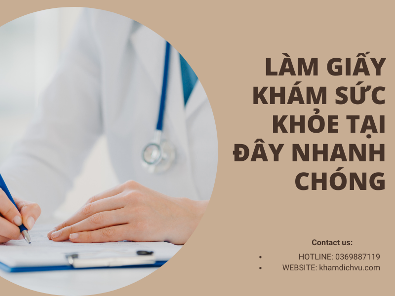 Có nên làm giấy khám sức khỏe PK Nguyễn Trọng Thọ?