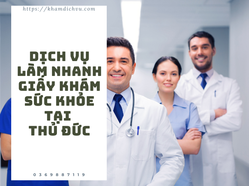 Giấy khám sức khỏe bệnh viện TP Thủ Đức có những dịch vụ gì?