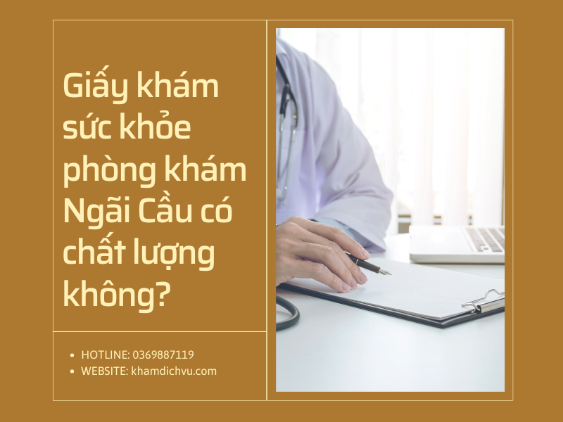 Làm giấy khám sức khỏe phòng khám Ngãi Cầu tại Hoài Đức