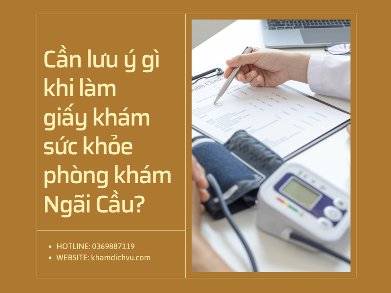 Làm giấy khám sức khỏe phòng khám Ngãi Cầu tại Hoài Đức