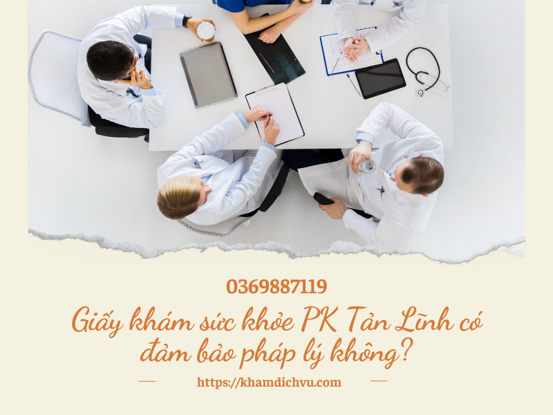 Giấy khám sức khỏe PK Tản Lĩnh – địa chỉ uy tín tại Ba Vì
