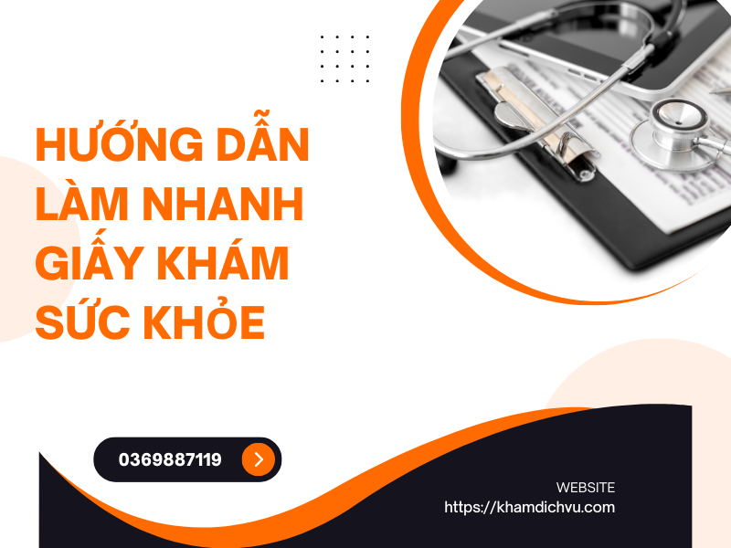 Hướng dẫn làm giấy khám sức khỏe PK Bà Triệu
