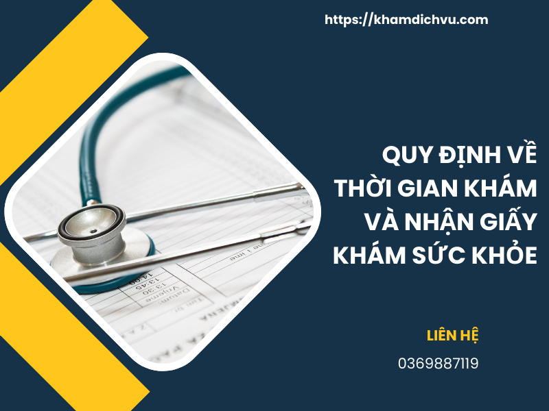Giải đáp: Giấy khám sức khỏe An Giang có làm được trong ngày không?