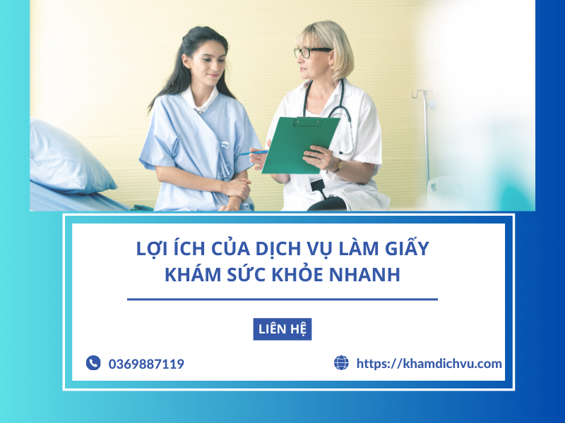 Hướng dẫn làm giấy khám sức khỏe Bến Tre chỉ trong 30 phút