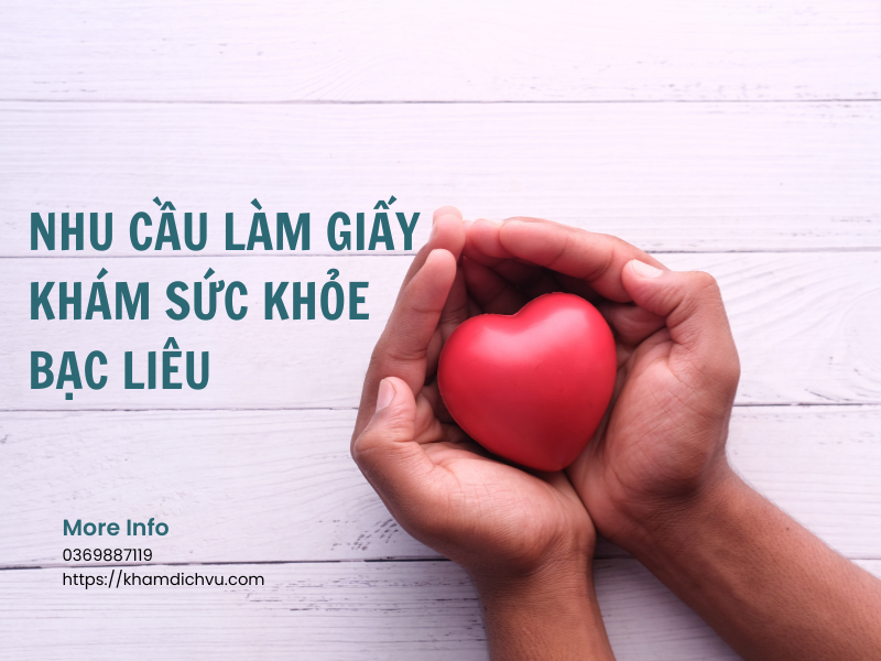 Làm giấy khám sức khỏe Bạc Liêu ở đâu để đảm bảo đúng tiêu chuẩn?