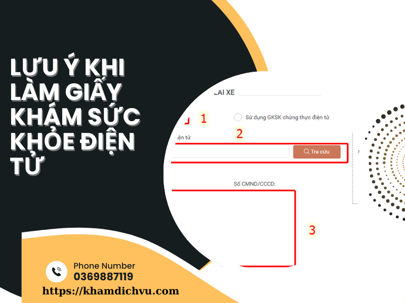 Mẫu giấy khám sức khỏe điện tử và hướng dẫn cách làm cho lái xe