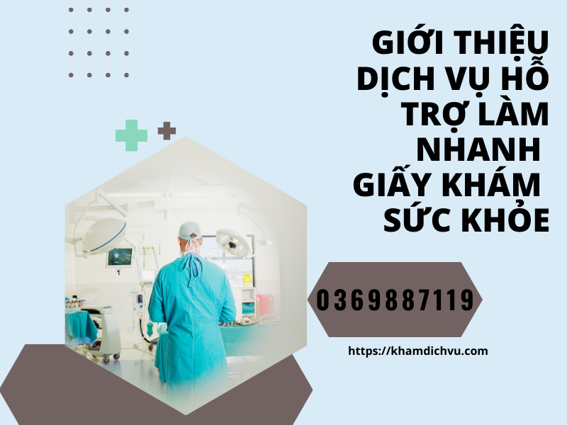 Giấy khám sức khỏe Cà Mau: Thủ tục, chi phí và quy trình thực hiện