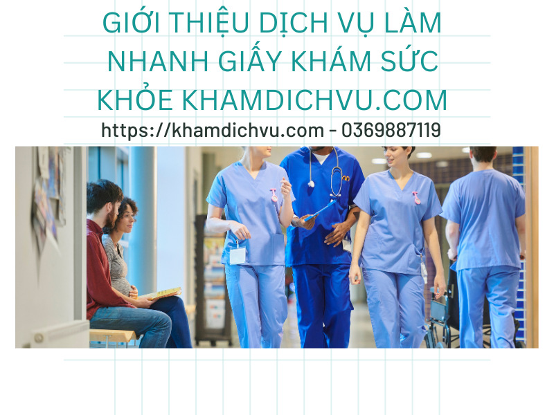 Giấy khám sức khỏe lấy ở đâu và chi phí bao nhiêu?