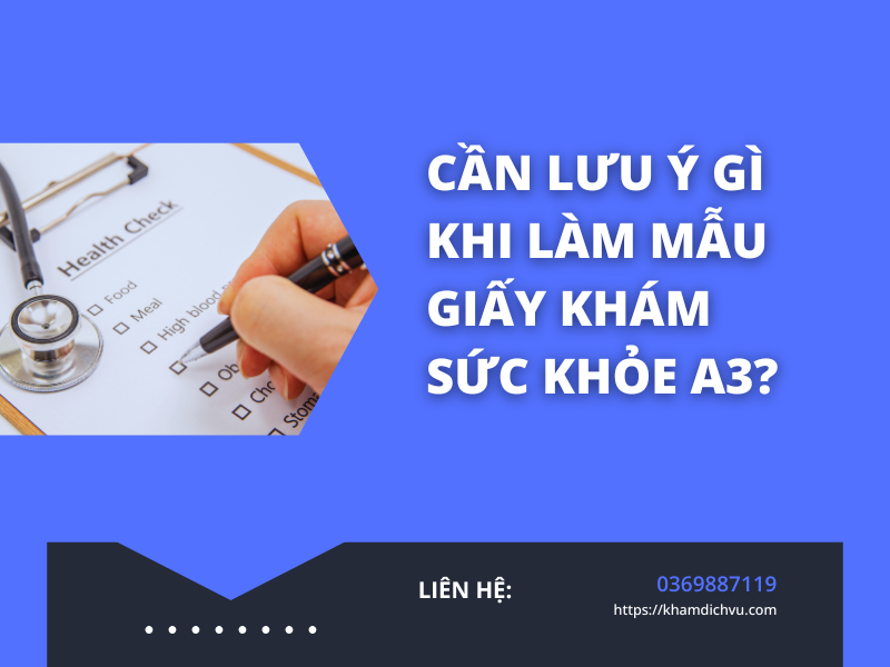 Tải ngay mẫu giấy khám sức khỏe A3 hợp lệ theo quy định
