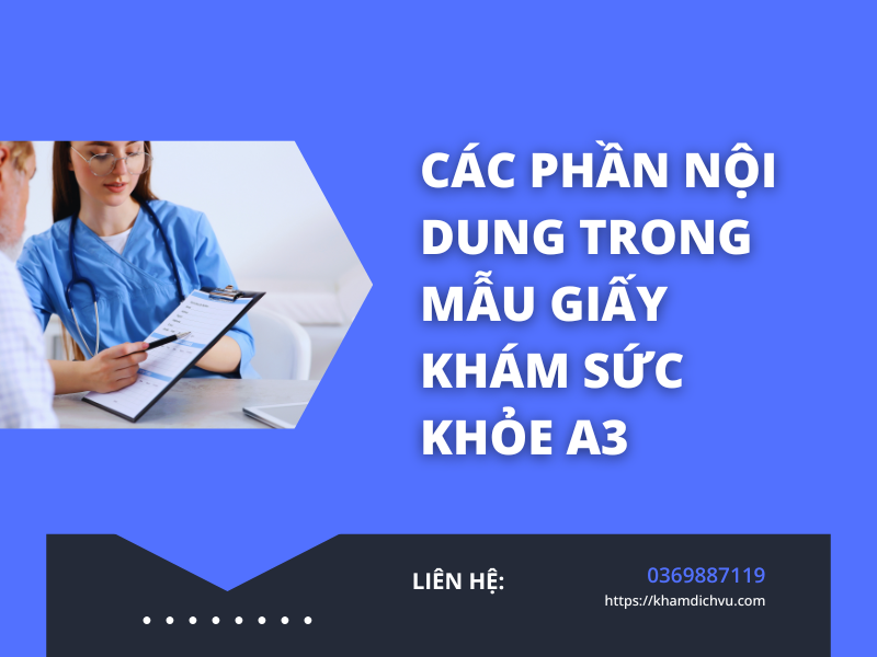Tải ngay mẫu giấy khám sức khỏe A3 hợp lệ theo quy định