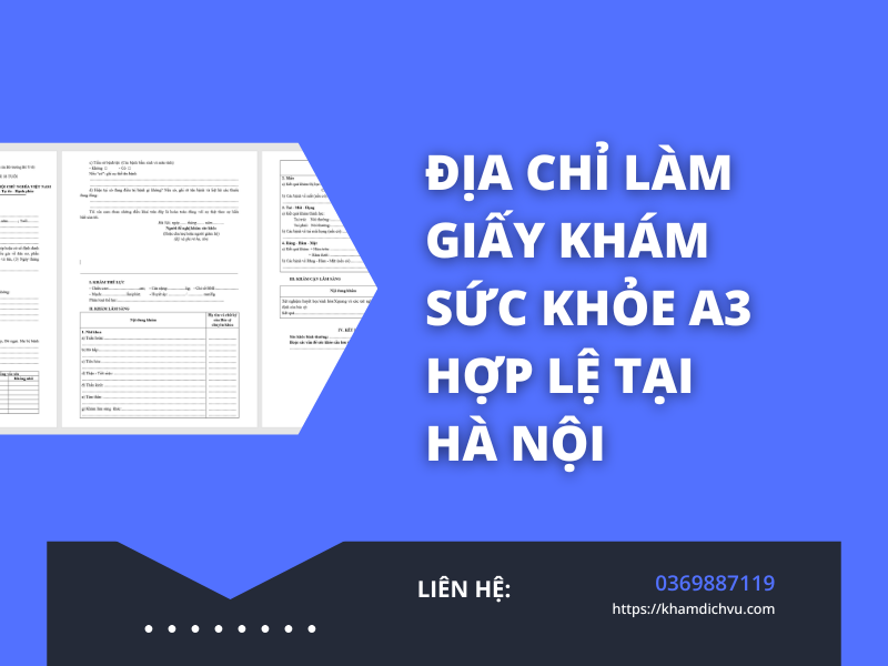 Tải ngay mẫu giấy khám sức khỏe A3 hợp lệ theo quy định