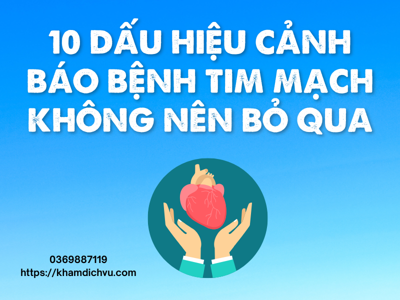 10 dấu hiệu cảnh báo bệnh tim mạch không nên bỏ qua