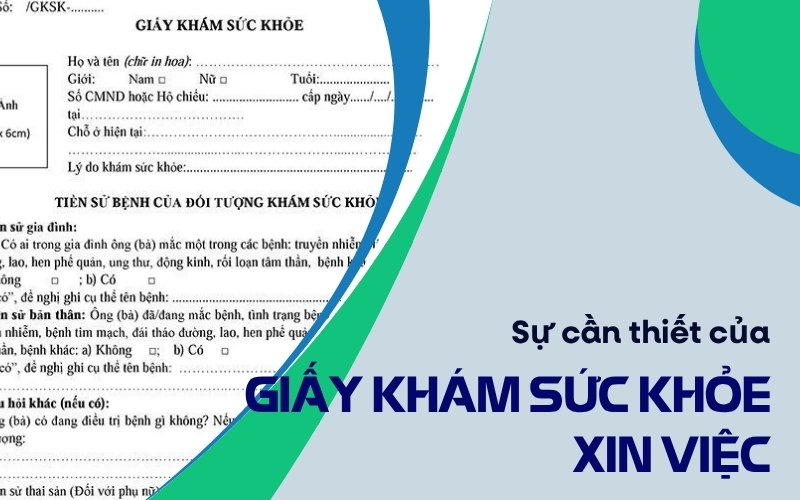 Quy định về giấy khám sức khỏe xin việc