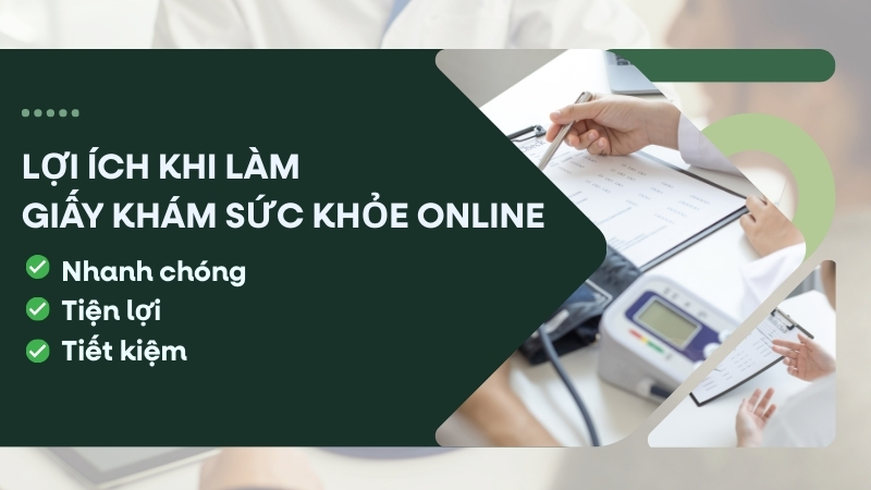 Làm giấy khám sức khỏe online