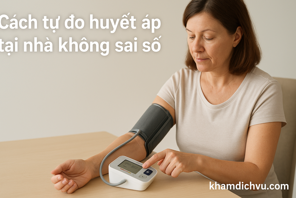 Cách tự đo huyết áp tại nhà không sai số