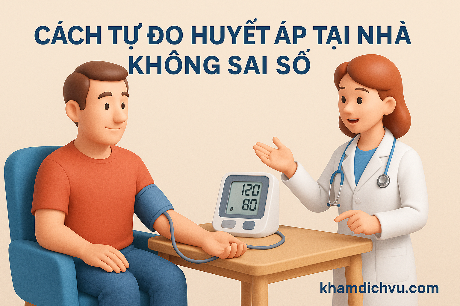 Cách tự đo huyết áp tại nhà không sai số
