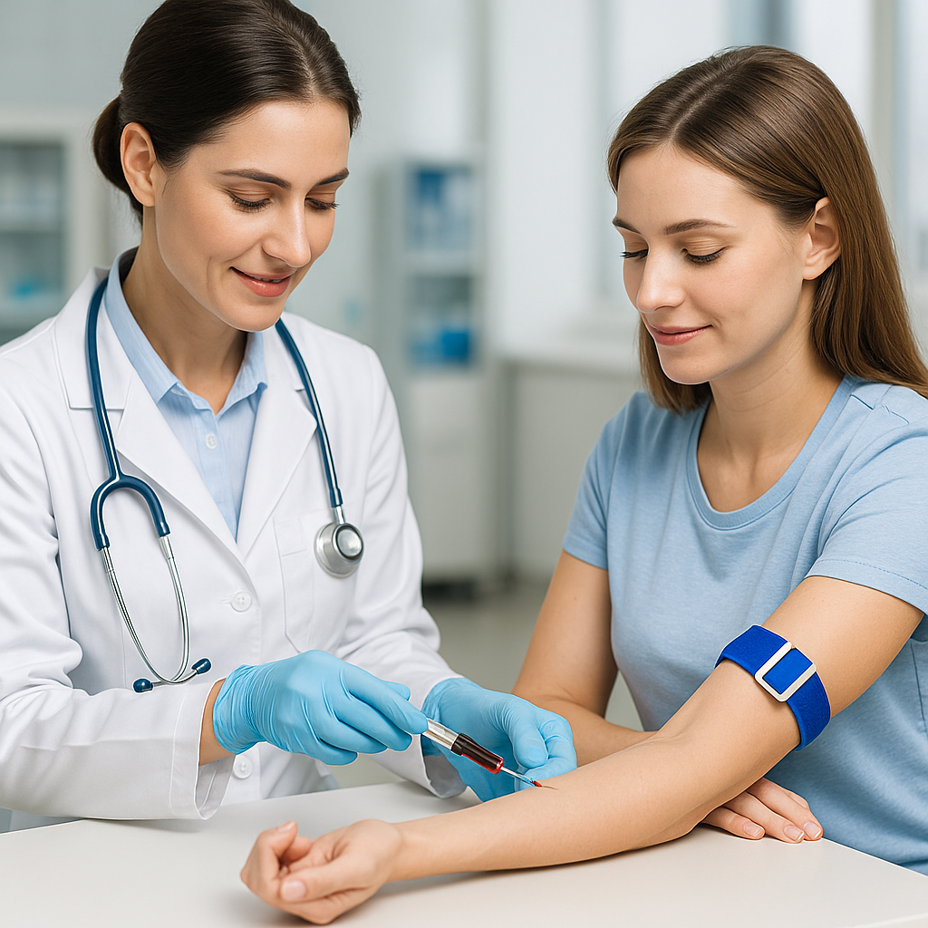 Giấy khám sức khỏe có xét nghiệm máu