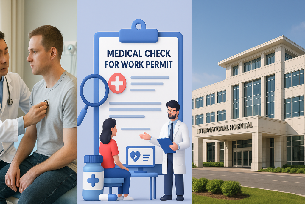 Medical check for work permit in Vietnam