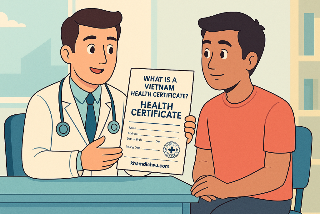 What is a Vietnam health certificate