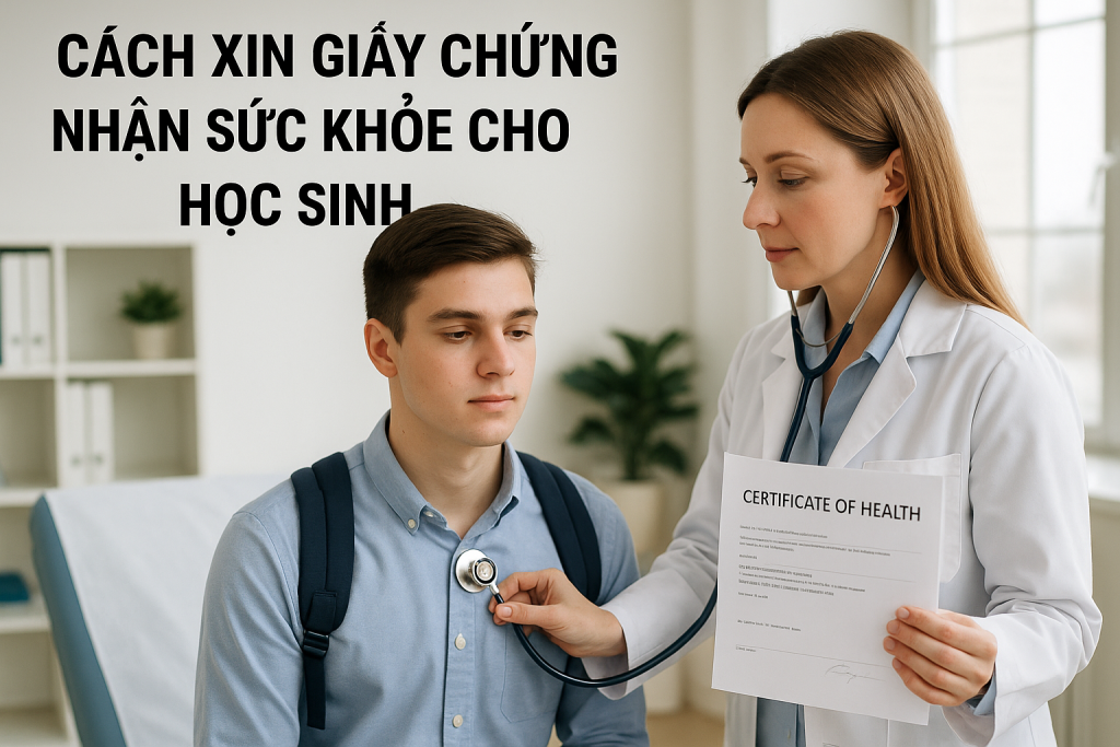 Cách xin giấy chứng nhận sức khỏe cho học sinh