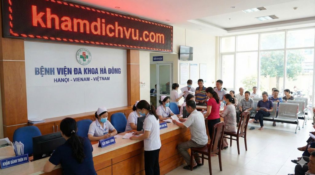 Giấy khám sức khỏe bệnh viện Hà Đông 2026