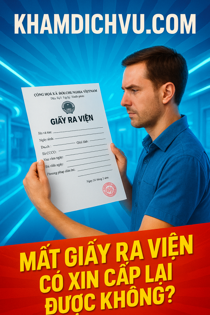 Mất giấy ra viện có xin cấp lại được không 