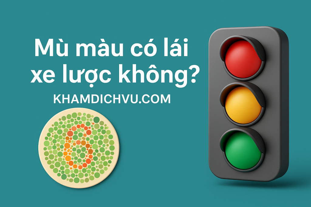 Mù màu có lái xe được không