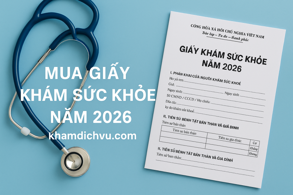 mua giấy khám sức khỏe năm 2026