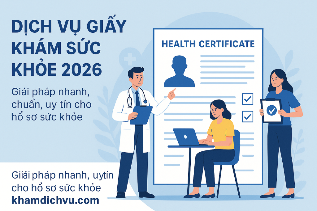 Dịch vụ giấy khám sức khỏe 2026