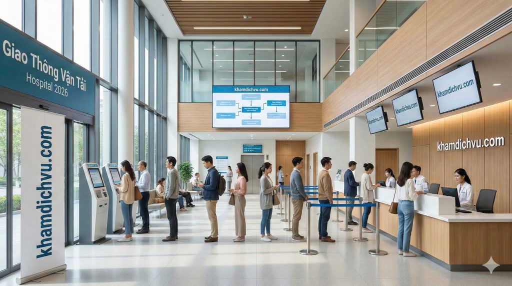 Giấy khám sức khỏe bệnh viện Giao thông vận tải 2026