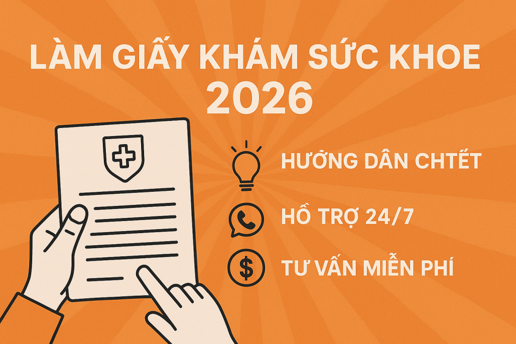 Làm giấy khám sức khỏe 2026
