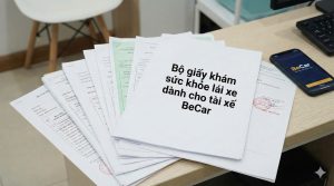 Bộ giấy khám sức khỏe lái xe dành cho tài xế BeCar